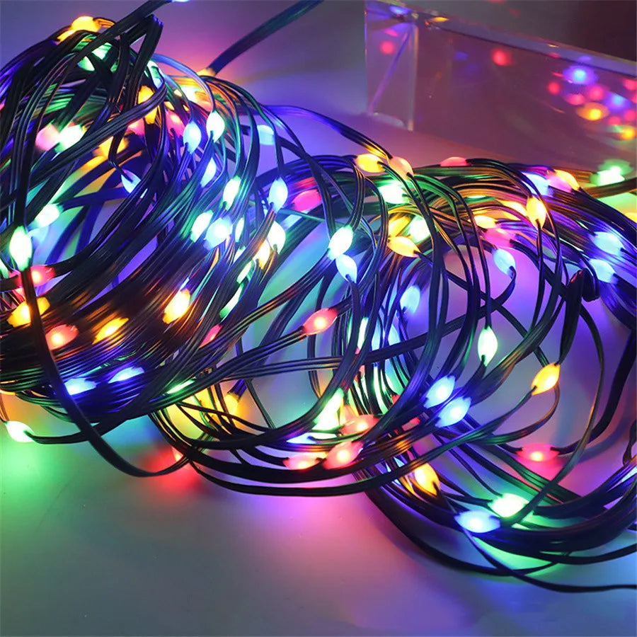 FairyGlow Guirlandes Lumineuses - Éclairage Extérieur LED Magique