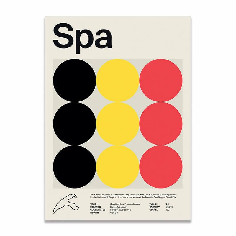 Affiche premium en toile Bauhaus créatif