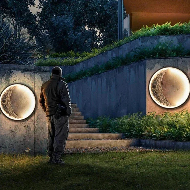 Floroux Applique murale en demi-lune | Lumière d'ambiance LED | Éclairage décoratif pour la maison