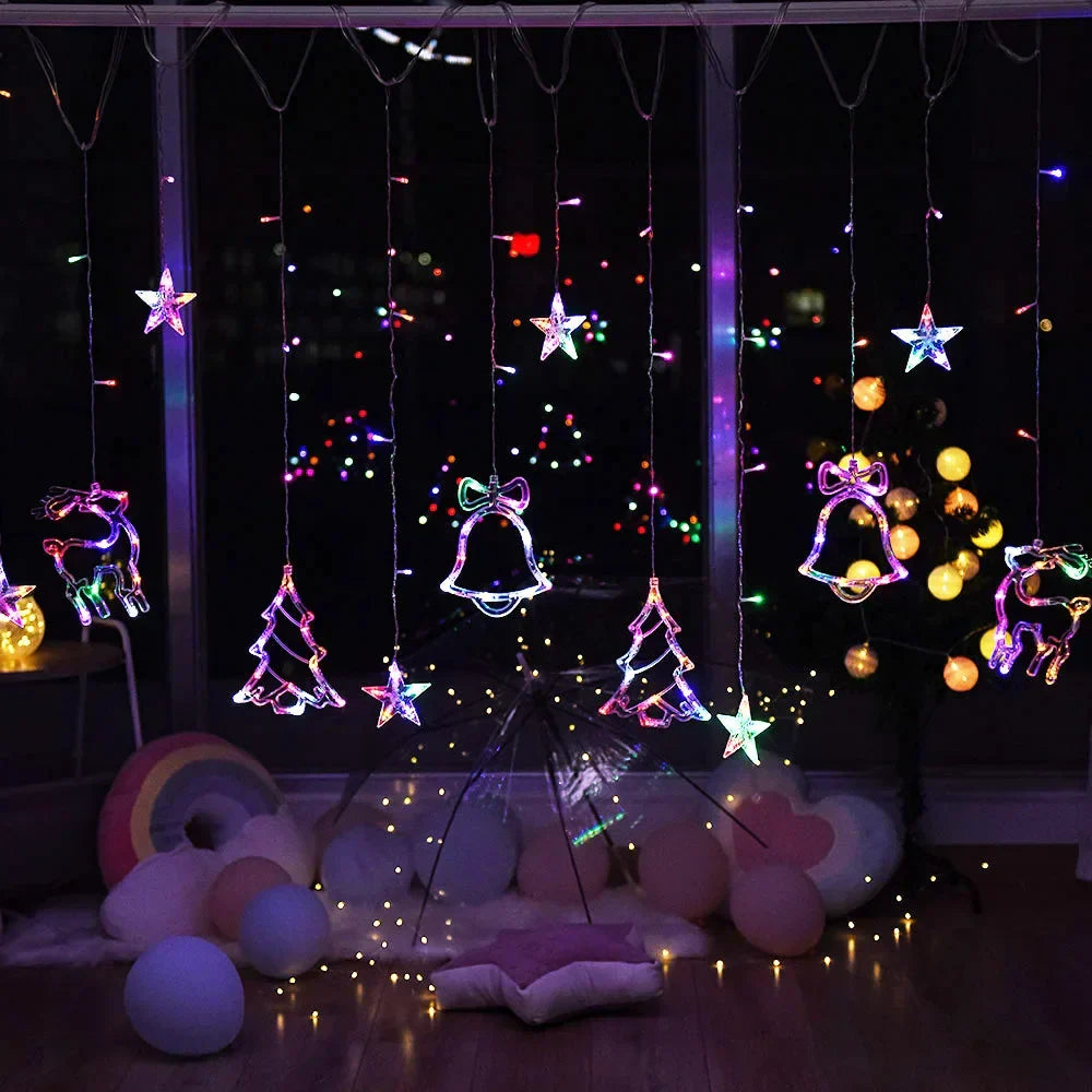 LumieresFestives Guirlandes Lumineuses - Éclairage Magique pour Fêtes