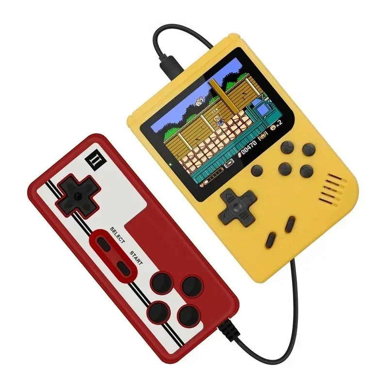 Mini Retro Console de Jeu Portable - Écran LCD de 3,0 Pouces, 500 Jeux 8-Bit Intégrés, Cadeau de Noël Parfait pour les Enfants