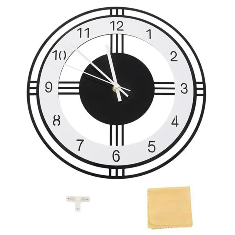Floroux | Grand horloge murale en acrylique