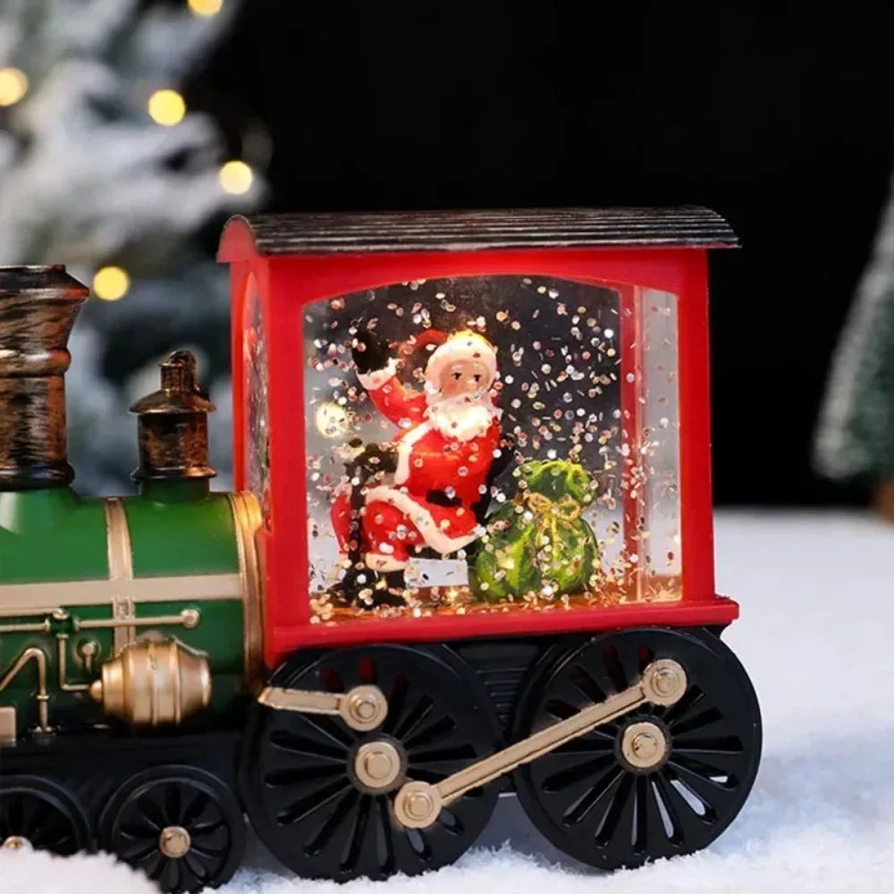 TrainEnchanté de Noël magique - Décoration de Noël magique avec LED