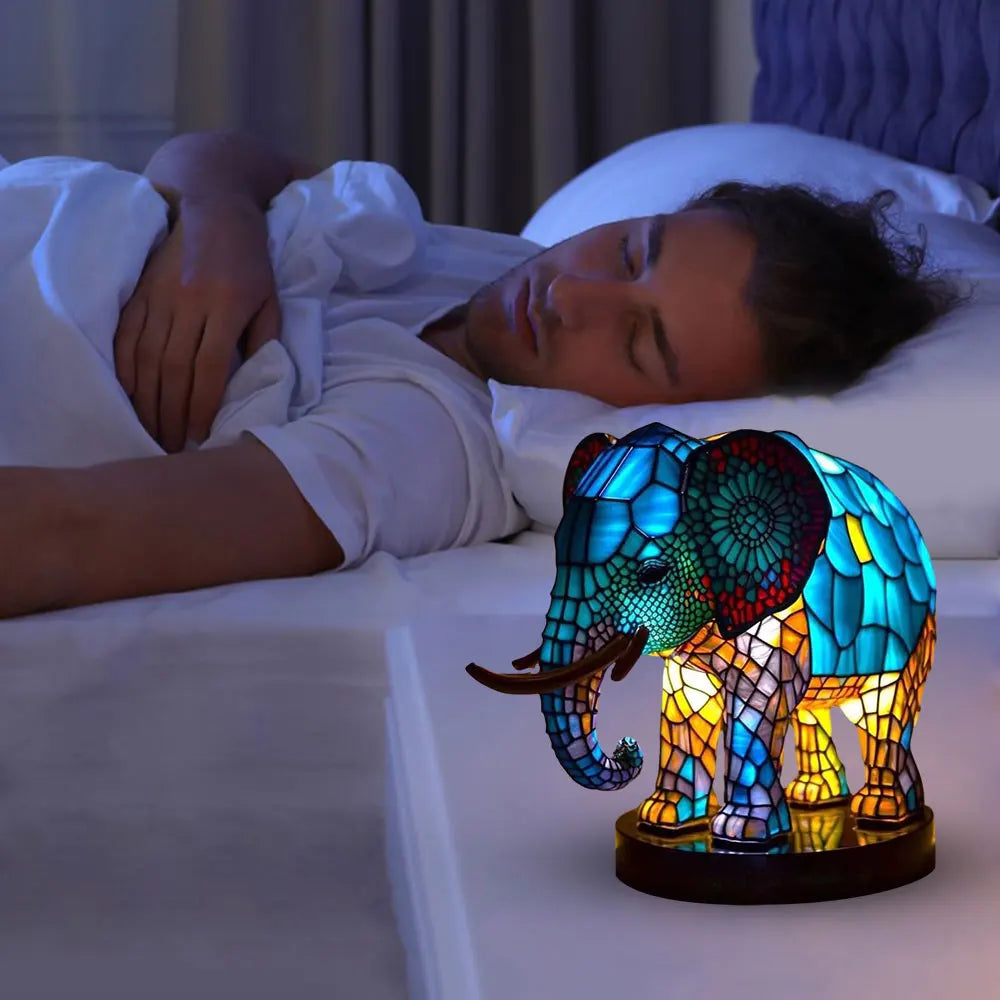 LumiFaune - Lampe 3D en Verre Animal Décoratif