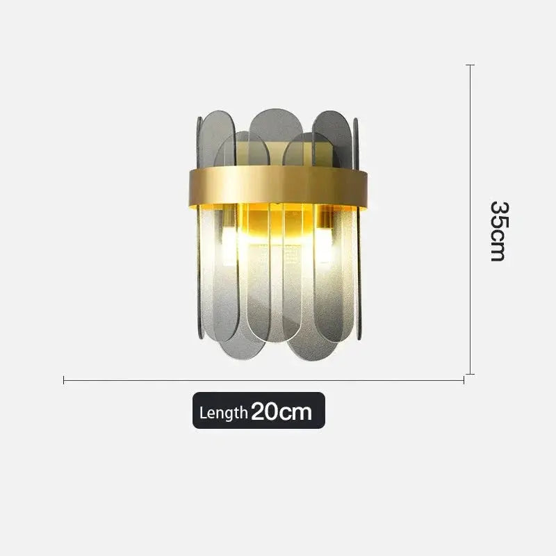 LuxCristal – Applique Murale LED en Cristal Nordique