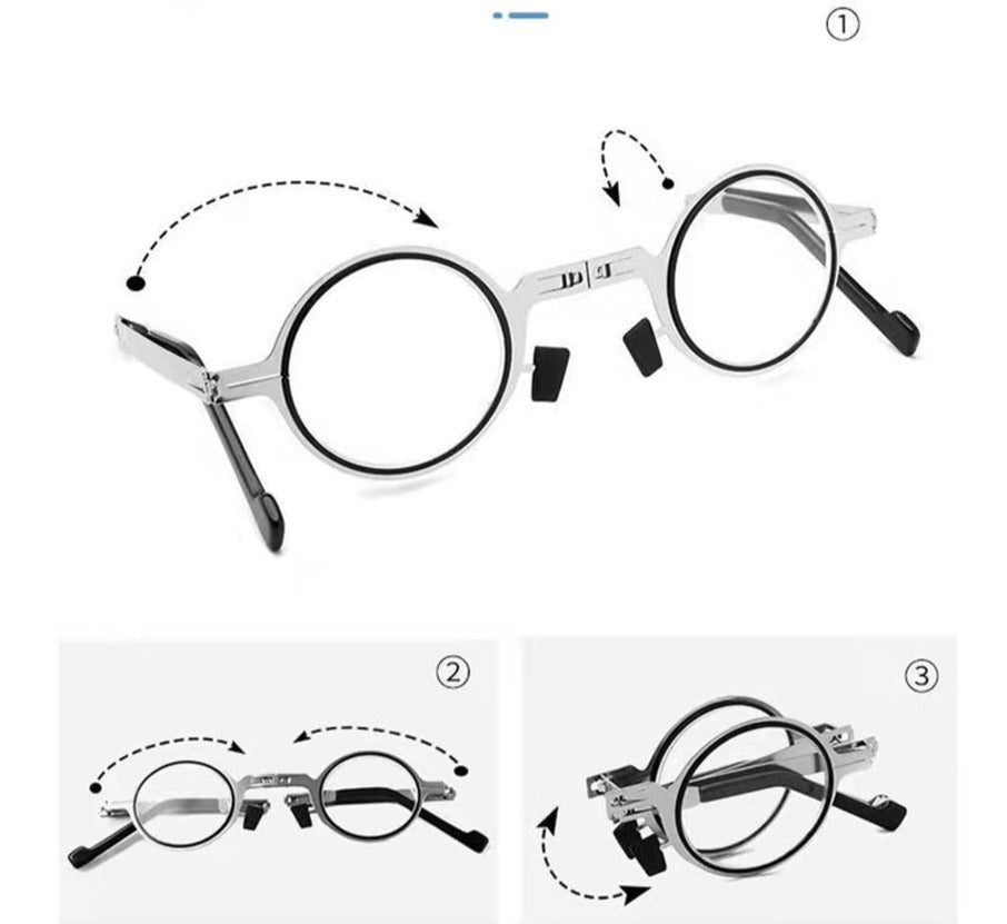 Eyez - Lunettes de lecture pliables élégantes pour le voyage