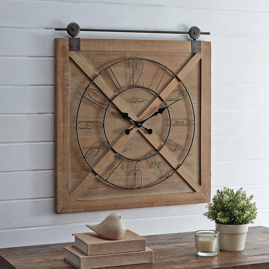 RusticClock – Horloge décorative pour la maison