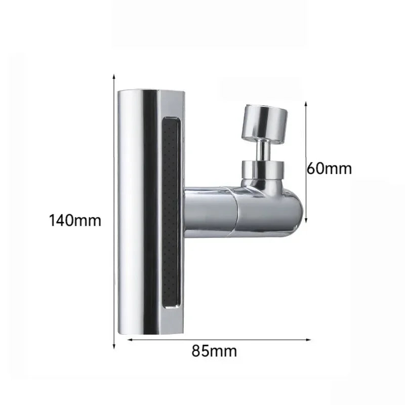 Robinet de cuisine RainFlow - Robinet de lavabo chromé avec 4 positions d'eau