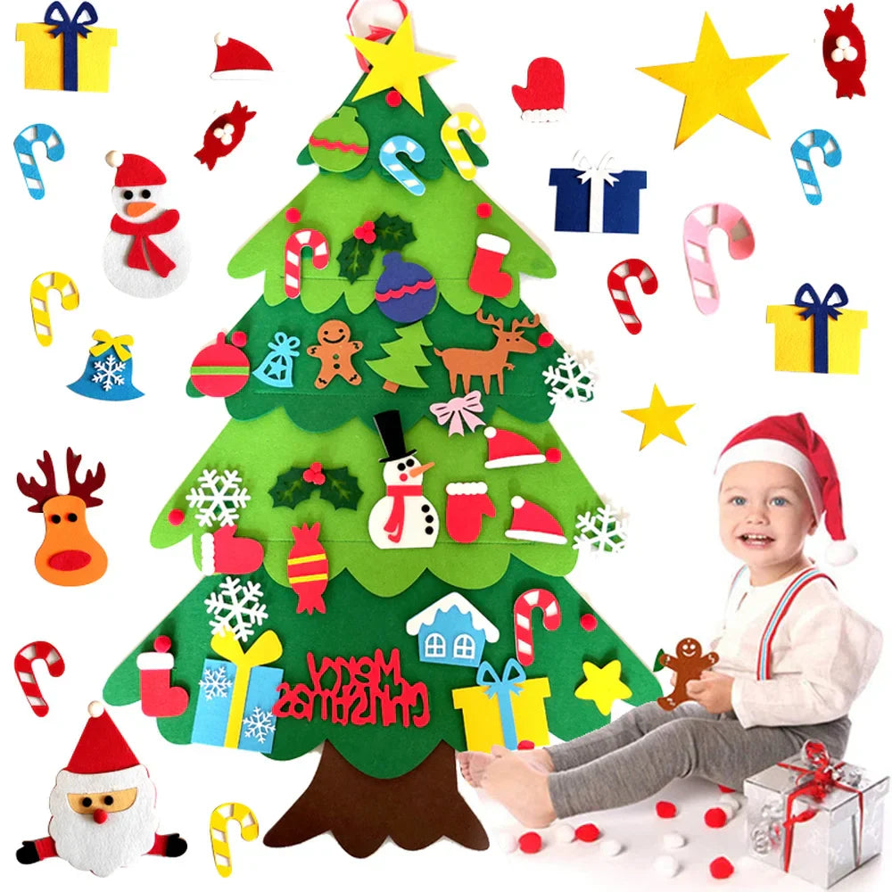 Arbre de Noël en Feutre Créatif – R rendez ces Fêtes Spéciales