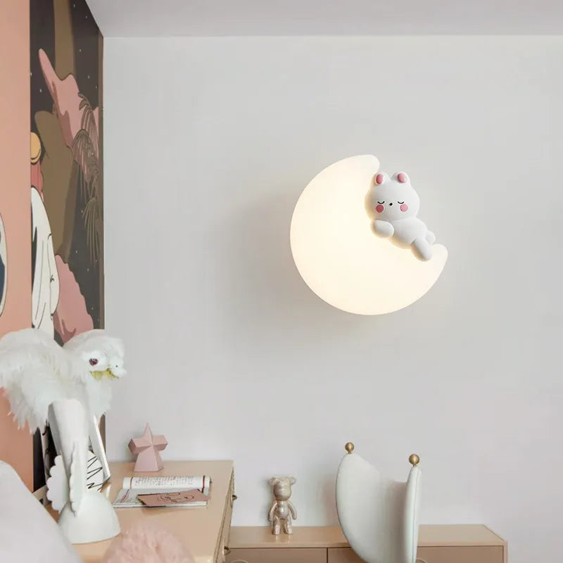 MoonAnimal – Lampe de Lune Magique pour Chambres d'Enfants