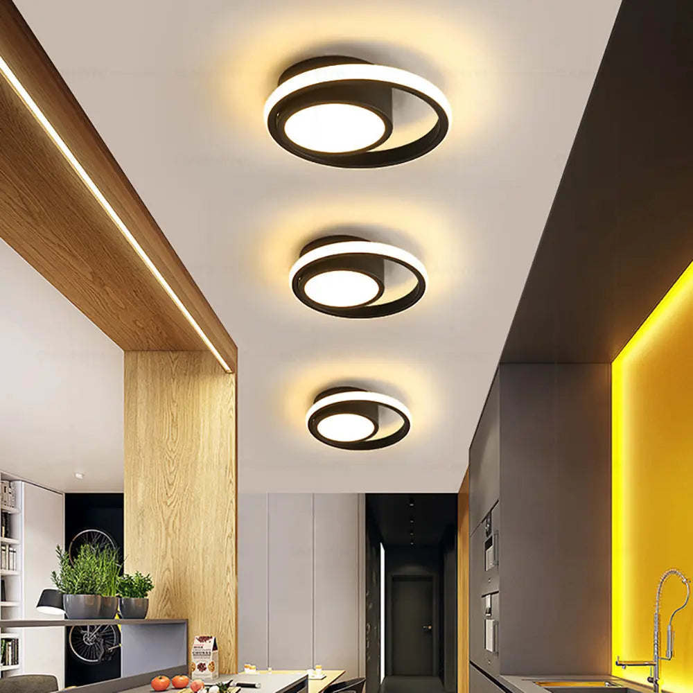 LumièreClair – Plafonnier LED Moderne pour Couloirs et Entrées