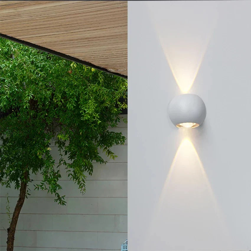 SolarGlow - Applique murale 6W pour l'extérieur