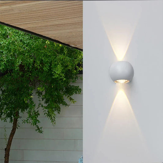 SolarGlow - Applique murale 6W pour l'extérieur