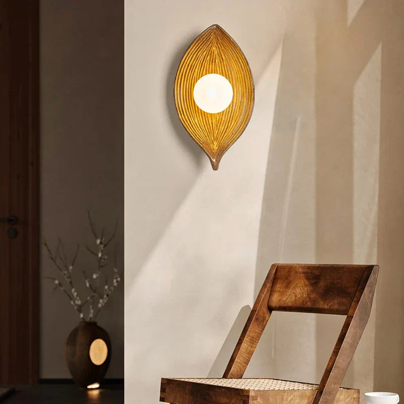 Floroux - Lampe murale LED élégante au design naturel moderne