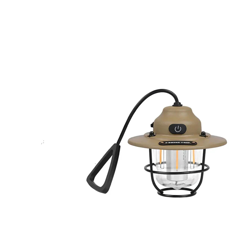 LumiCamp – Lampe LED Rechargeable Vintage pour Camping