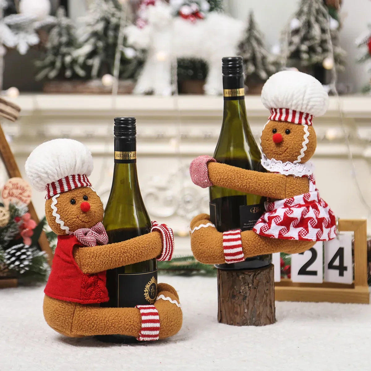 Floroux - Figurines de câlin de Noël charmantes pour une atmosphère festive