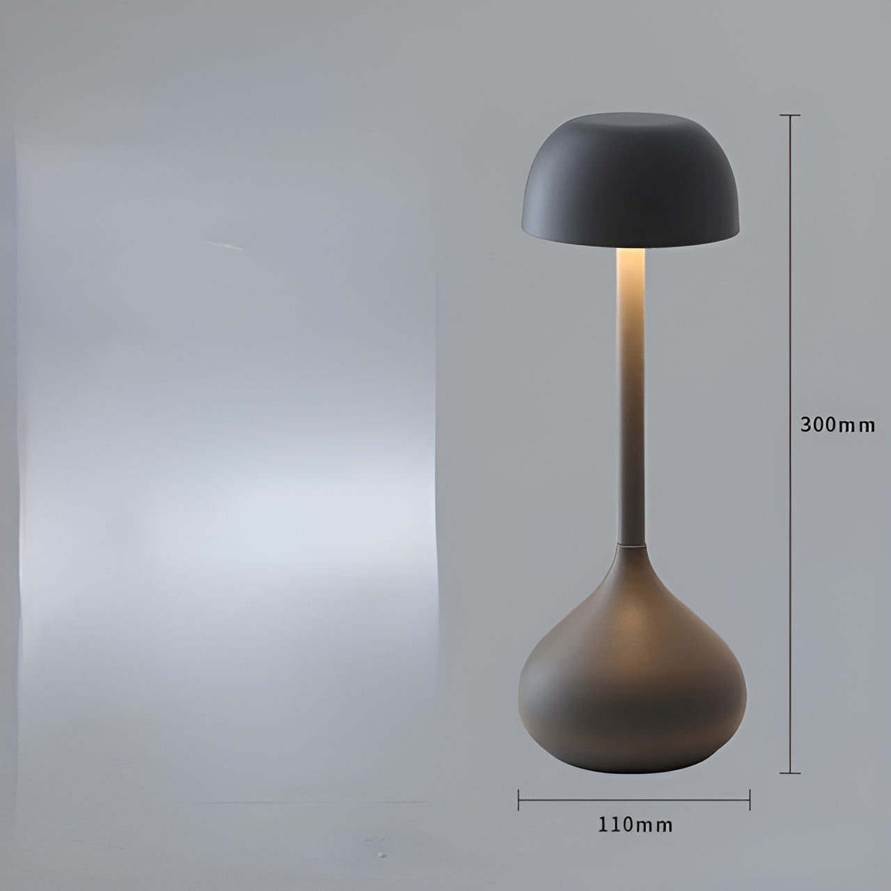 LumiTouch Lampe de Table LED Sans Fil – Élégante, Dimmable et Moderne