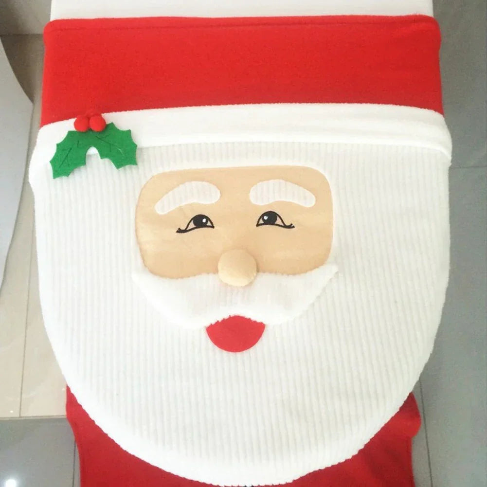 Floroux | Housse de siège de toilette avec motif de Noël