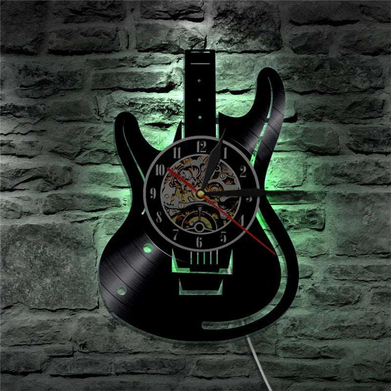 Horloge murale en vinyle Floroux