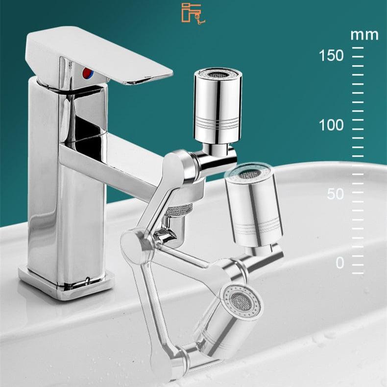 Extension de robinet tournante pour un nettoyage facile