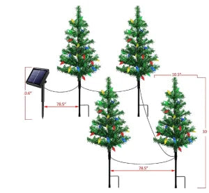 Lumos Festive Glow - Éclairage de jardin solaire LED étanche