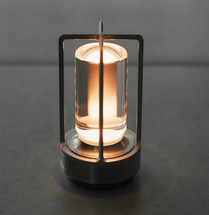 Lampe de Table LuxeGlow Solaire Rechargeable - Lampe Solaire Élégante pour Chaque Ambiance