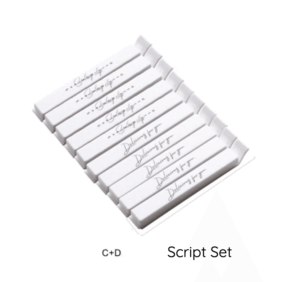 Floroux Decorative Bag Clips | Set of 10 Pieces | Practical Storage & Elegant Kitchen Organization