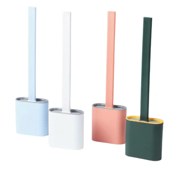 ToiletPro - Brosse en Silicone Flexible pour un Nettoyage Parfait des Toilettes