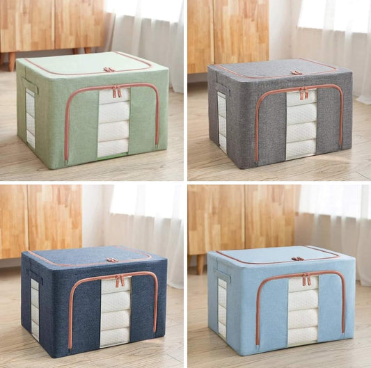 Organisateur de placard à vêtements Duvet avec cadre métallique