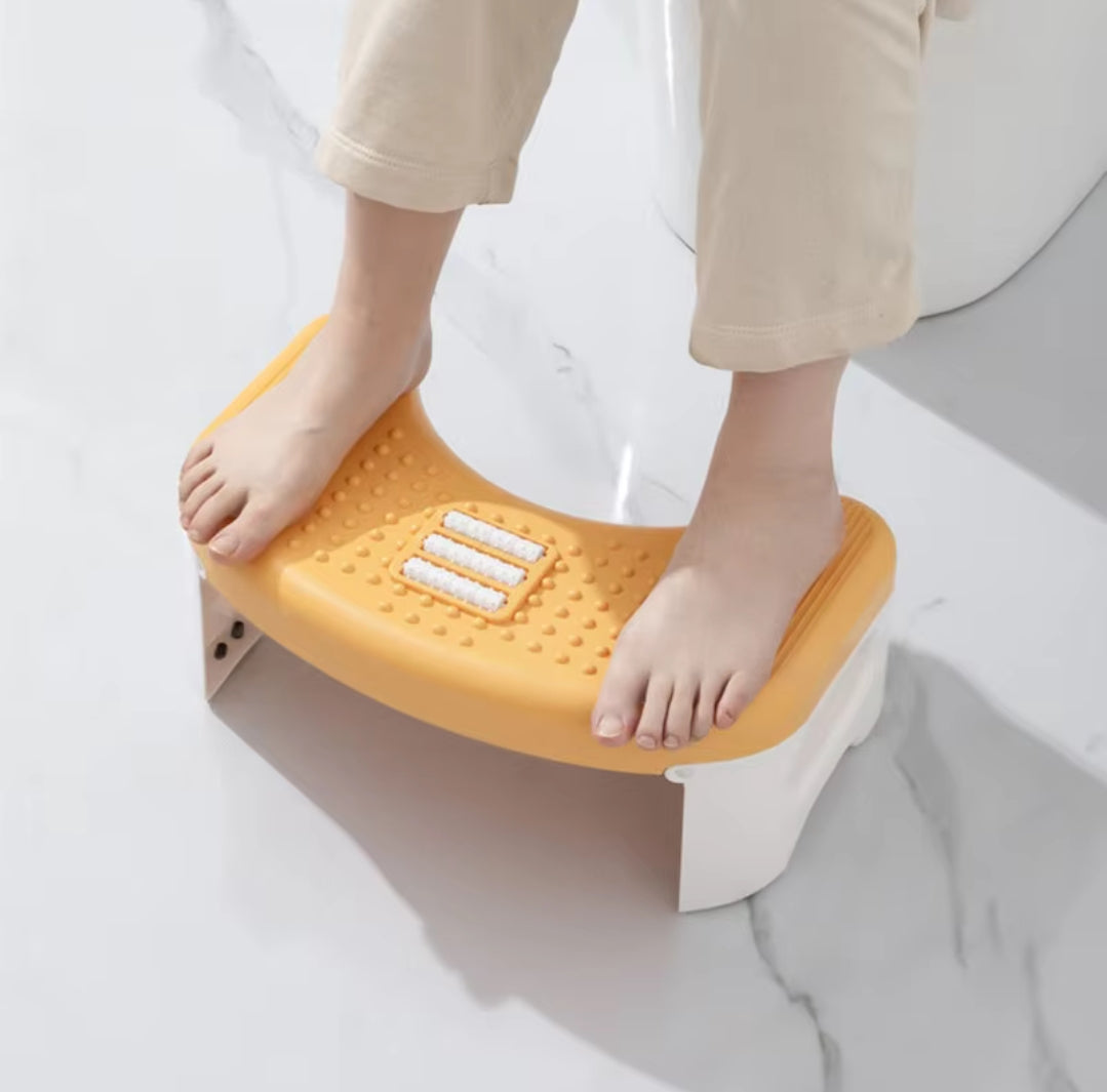 Repose-pieds de toilettes avec roulettes