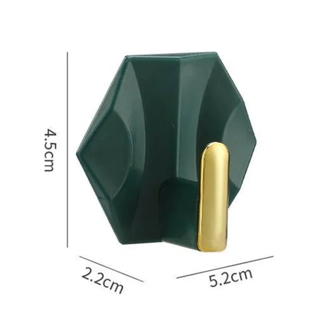 crochets muraux hexagonaux 4pcs