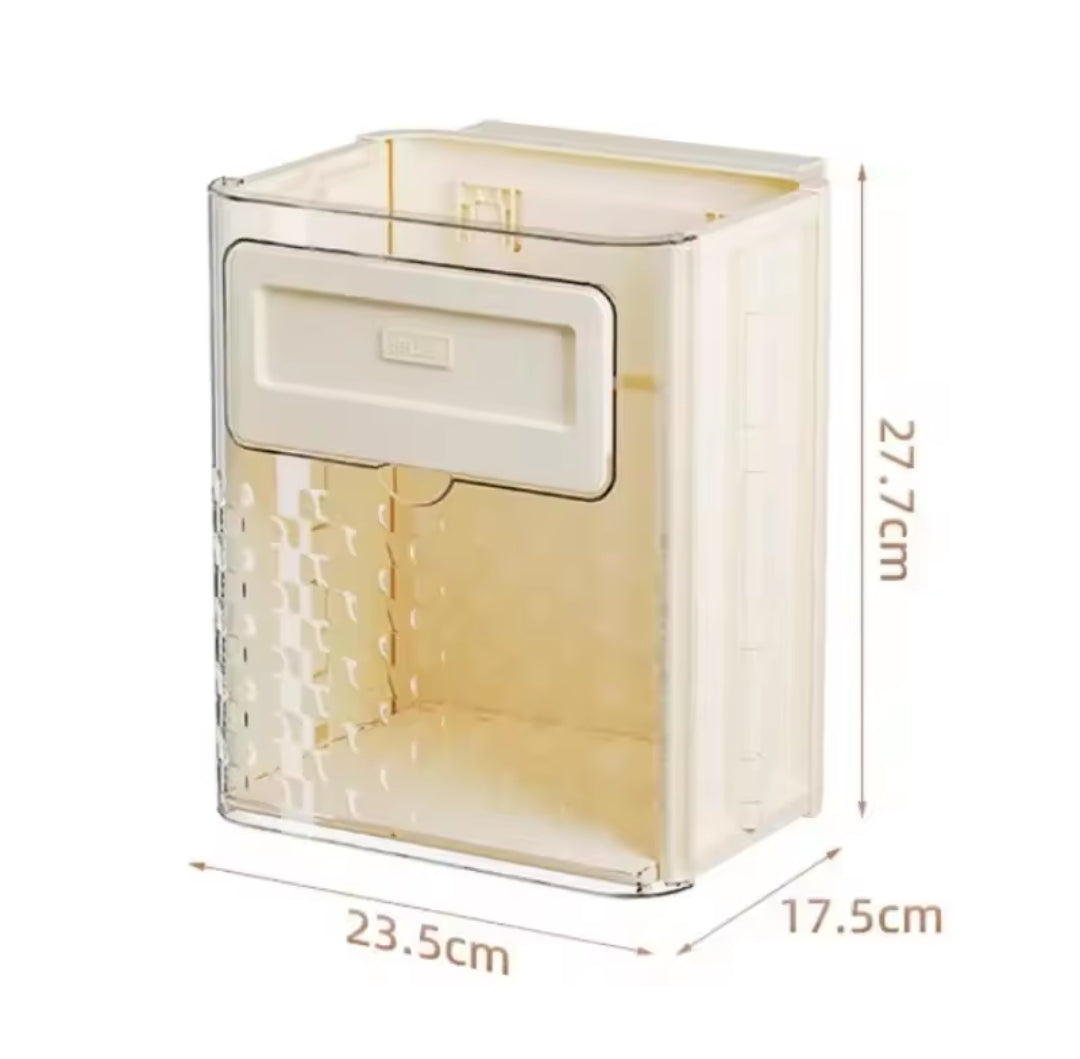 Poubelle de cuisine murale pliable 10L