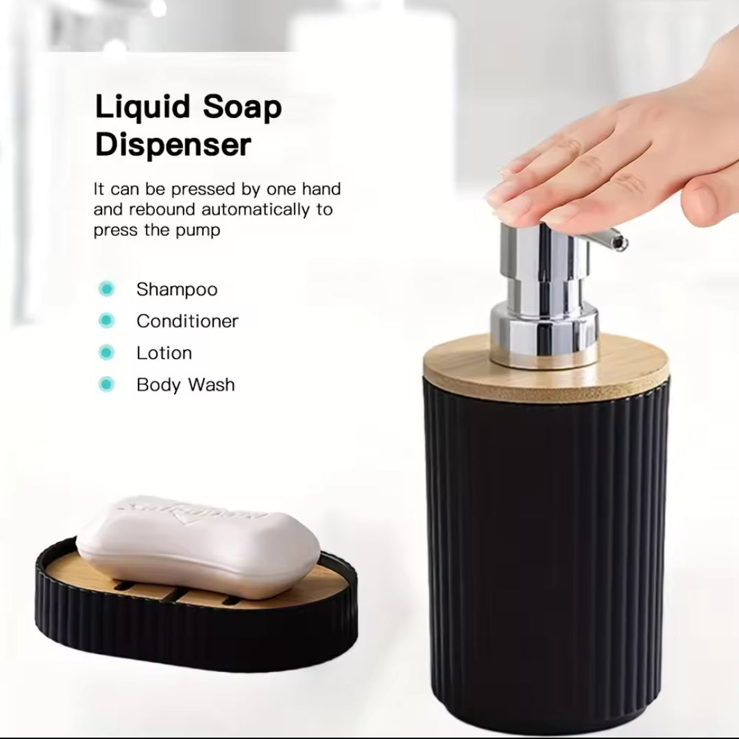 Set d'organisateur d'accessoires de salle de bains rond 6 pièces