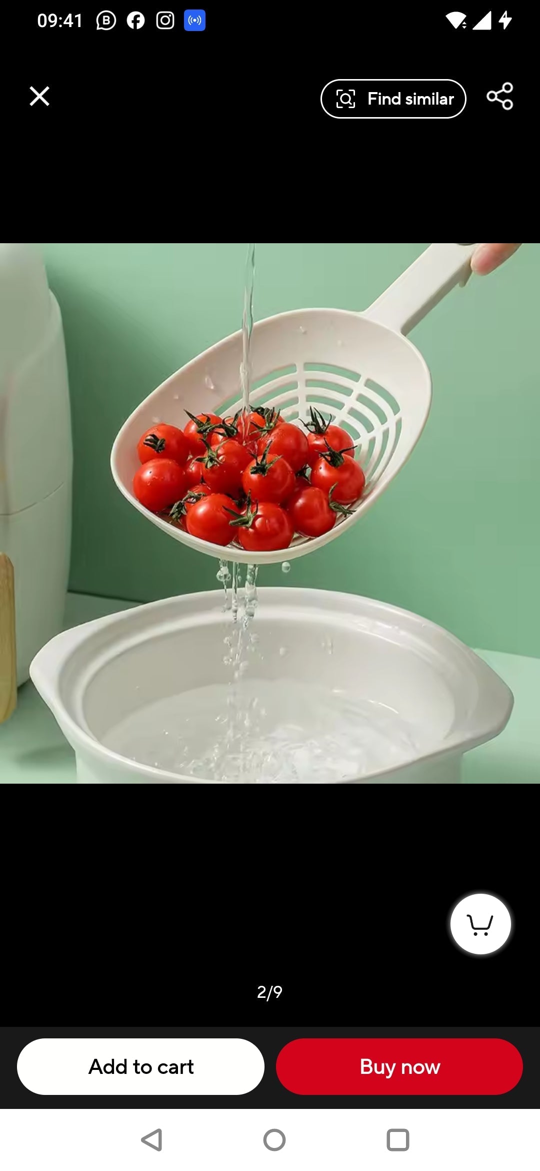 3pcs passoire à nouilles