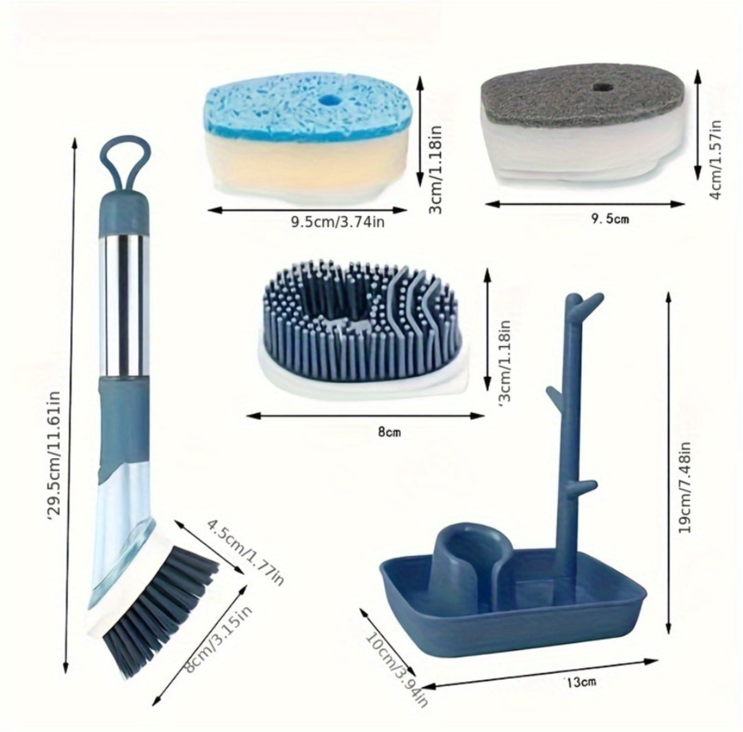 Set de brosses de nettoyage de cuisine 4 en 1