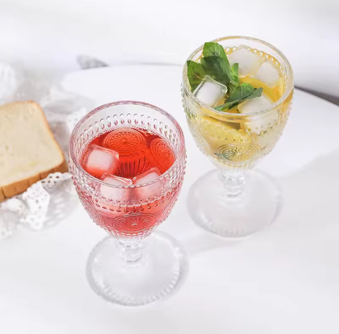 6pc Verres à Smoothie/ Jus Floral