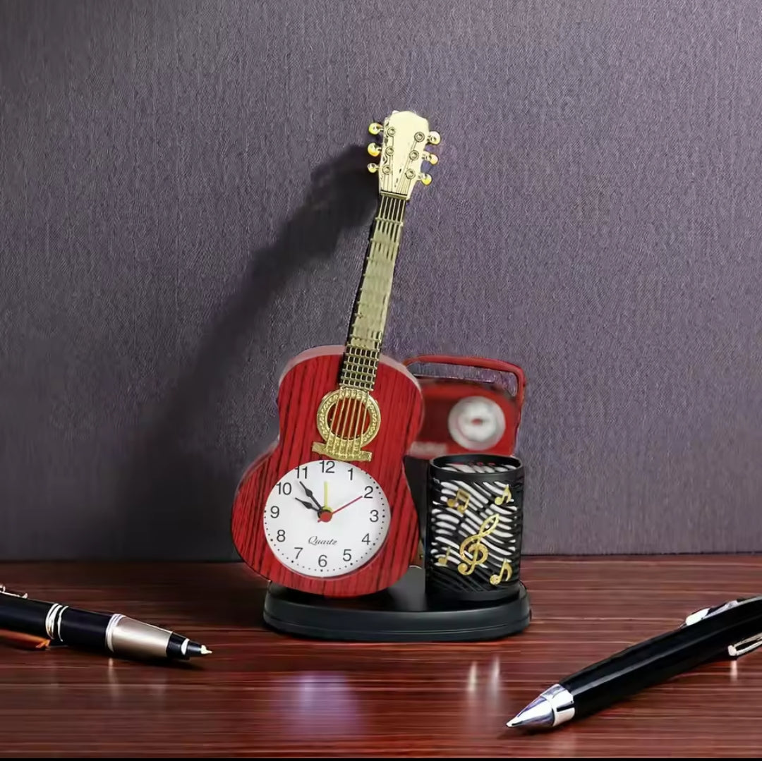 Réveil violon avec support fixe cadeau
