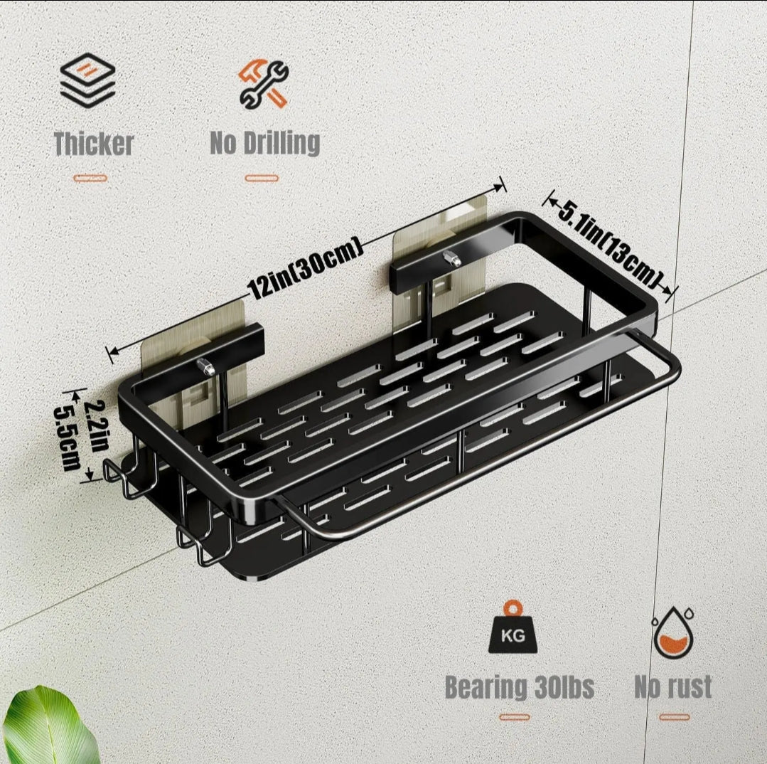Organisateur de salle de bain 2 pièces avec porte-serviettes
