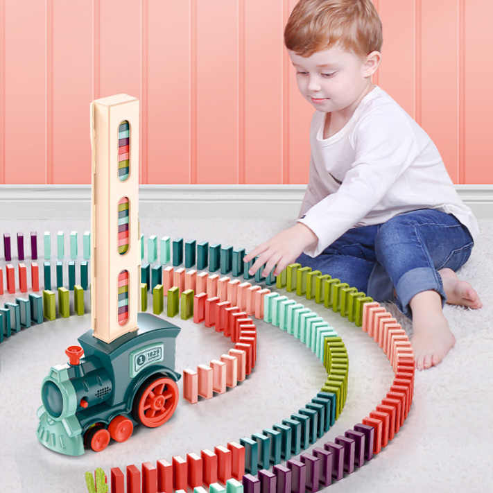 Train d'Aventure Domino Express - Le train automatique de pose de dominos