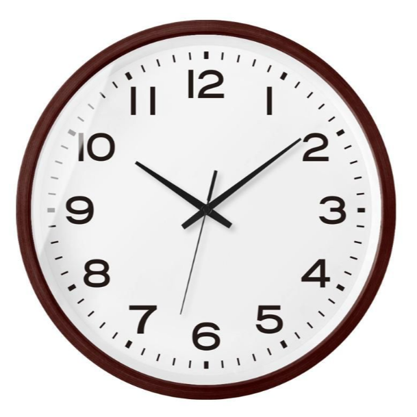 Horloge murale en bois scandinave