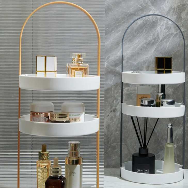 Floroux Cosmetic Organizer | Elegant Storage | Multifunctional Makeup Box | Space Saving | Home Decoration
