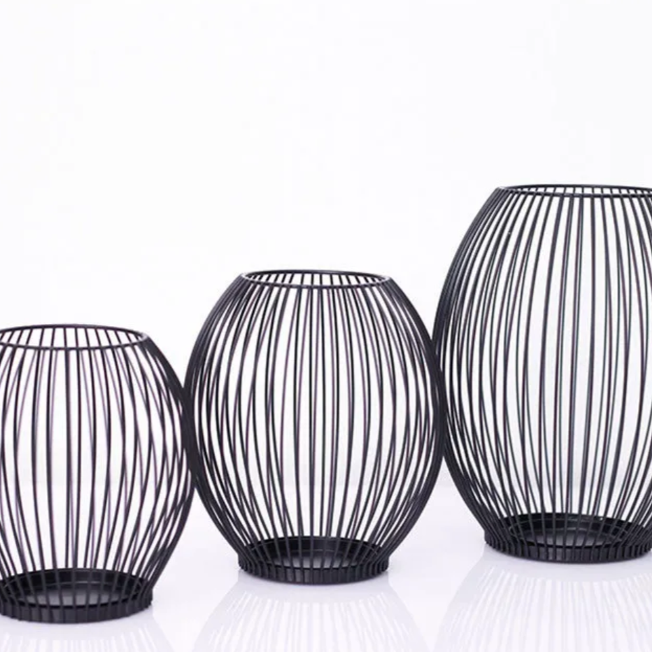 Floroux Elegant Iron Candle Holder | Modern Candle Holder | Home Decoration