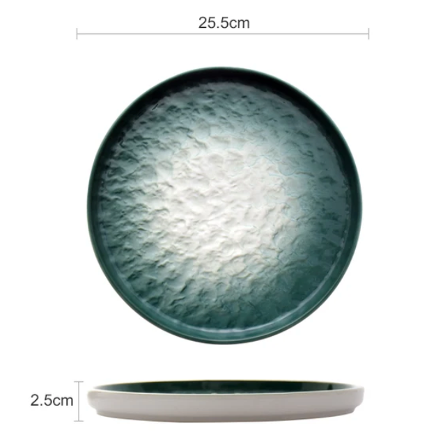 Floroux Design Gradated Plate | High-Quality Dinner Plates | Modern Gradated Design