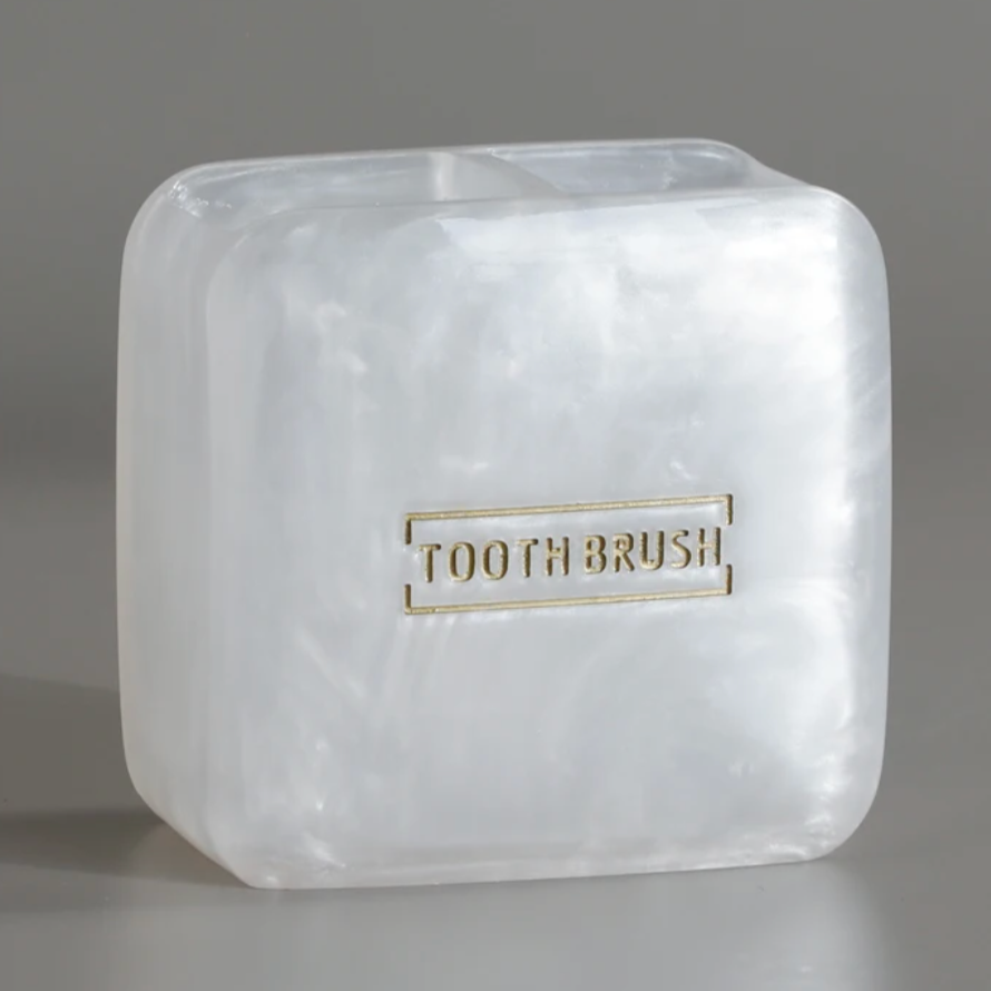 Floroux Ensemble de salle de bain 3 pièces | Design élégant en nacre | Accessoires de bain luxueux