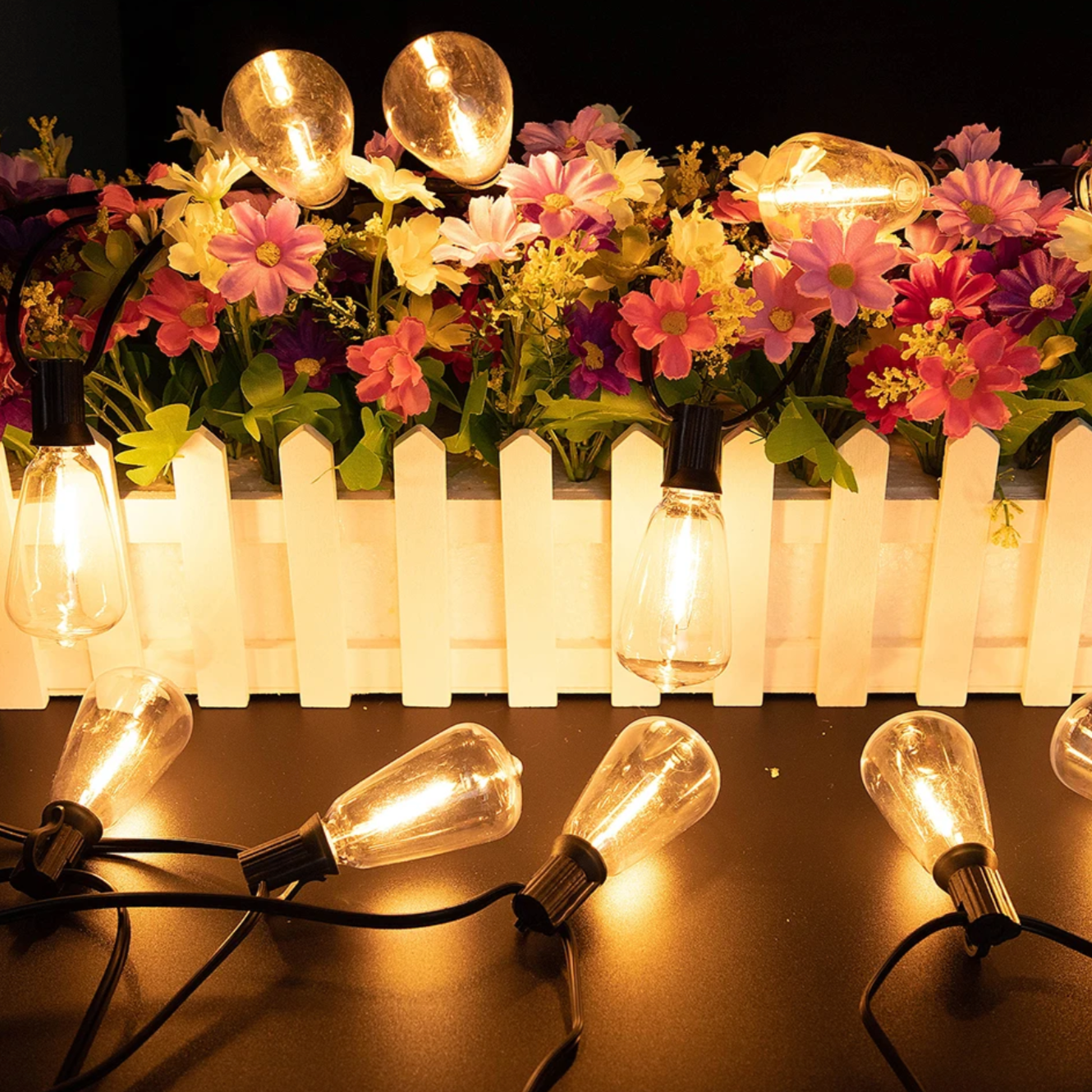 Floroux Outdoor String Lights | Shock Resistant LED Lights | Waterproof | Decor for Garden & Terrace
