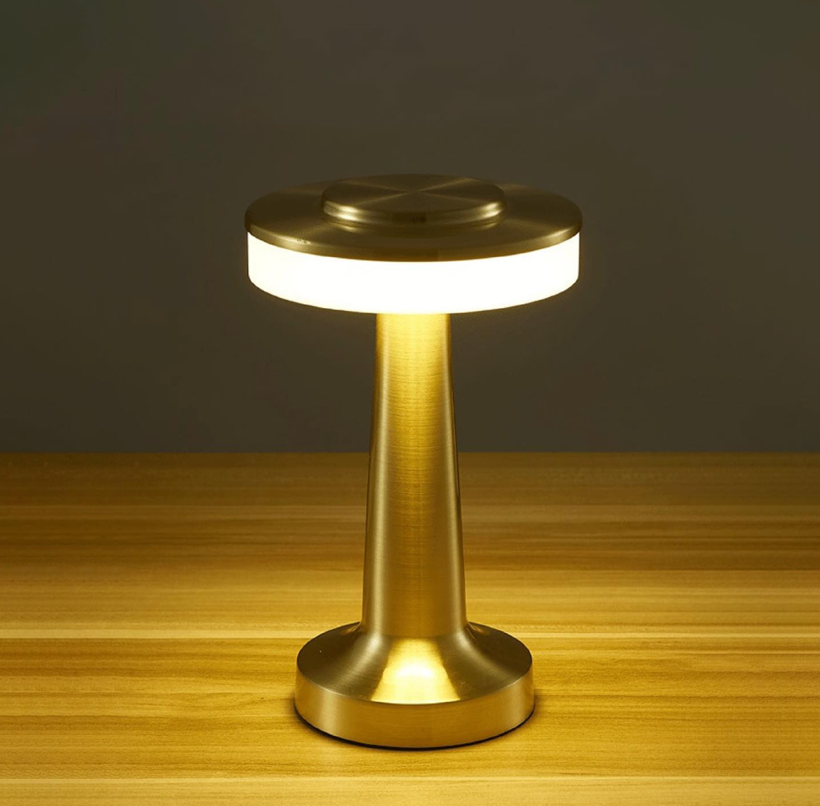 Lampe de table LED sans fil à batterie avec variateur via écran tactile