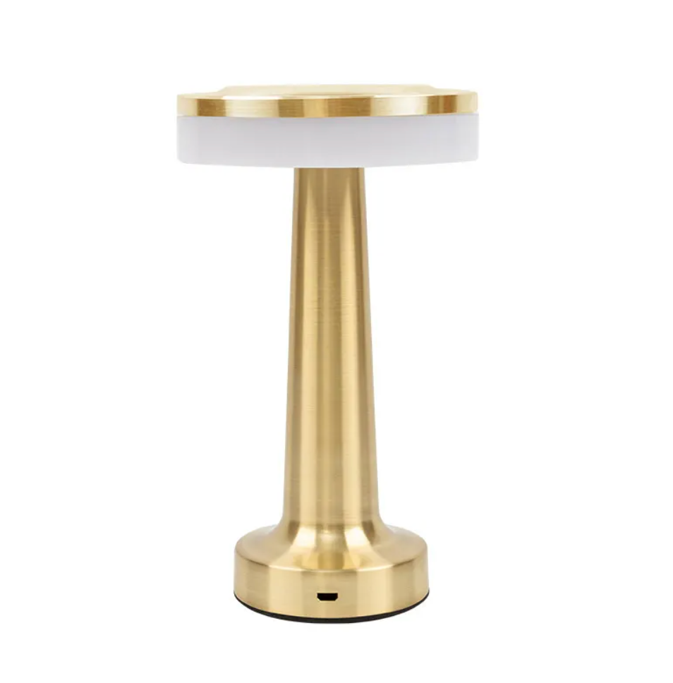 Lampe de table LED sans fil à batterie avec variateur via écran tactile