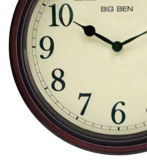 TimelessWood – Horloge murale classique en brun