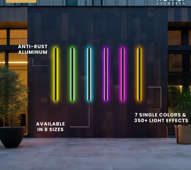 Floroux-rgb-lampe-murale-rgb-imperméable