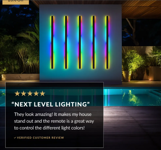 Floroux-rgb-lampe-murale-rgb-imperméable